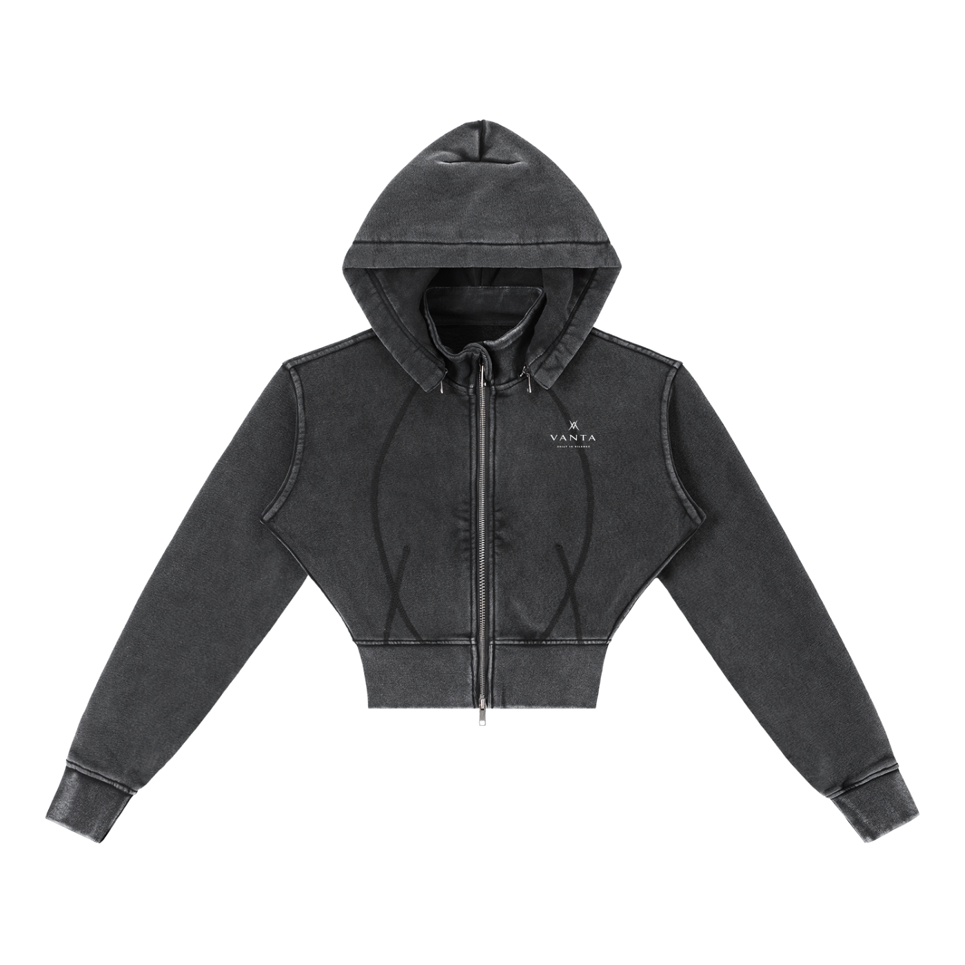 VANTA "CROPPED FLEECE" HOODIE